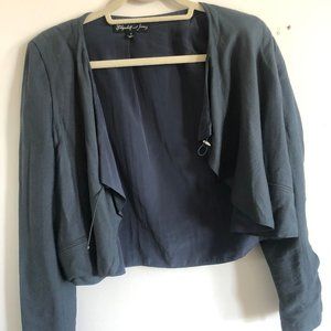 ELIZABETH AND JAMES BLUE GREY BLAZER 4